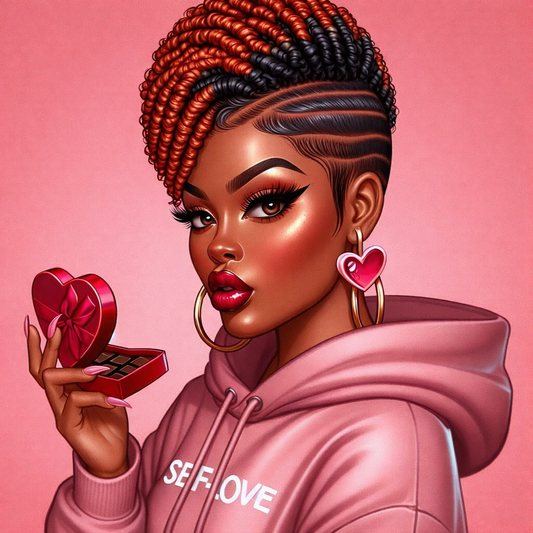 ❤️ Self-Love & Sweet Treats – DIY Diamond Painting Kit